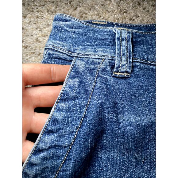 Tommy Hilfiger Denim Skirt - Size 00 Petite - Wardrobe Staple - Picture 5 of 12